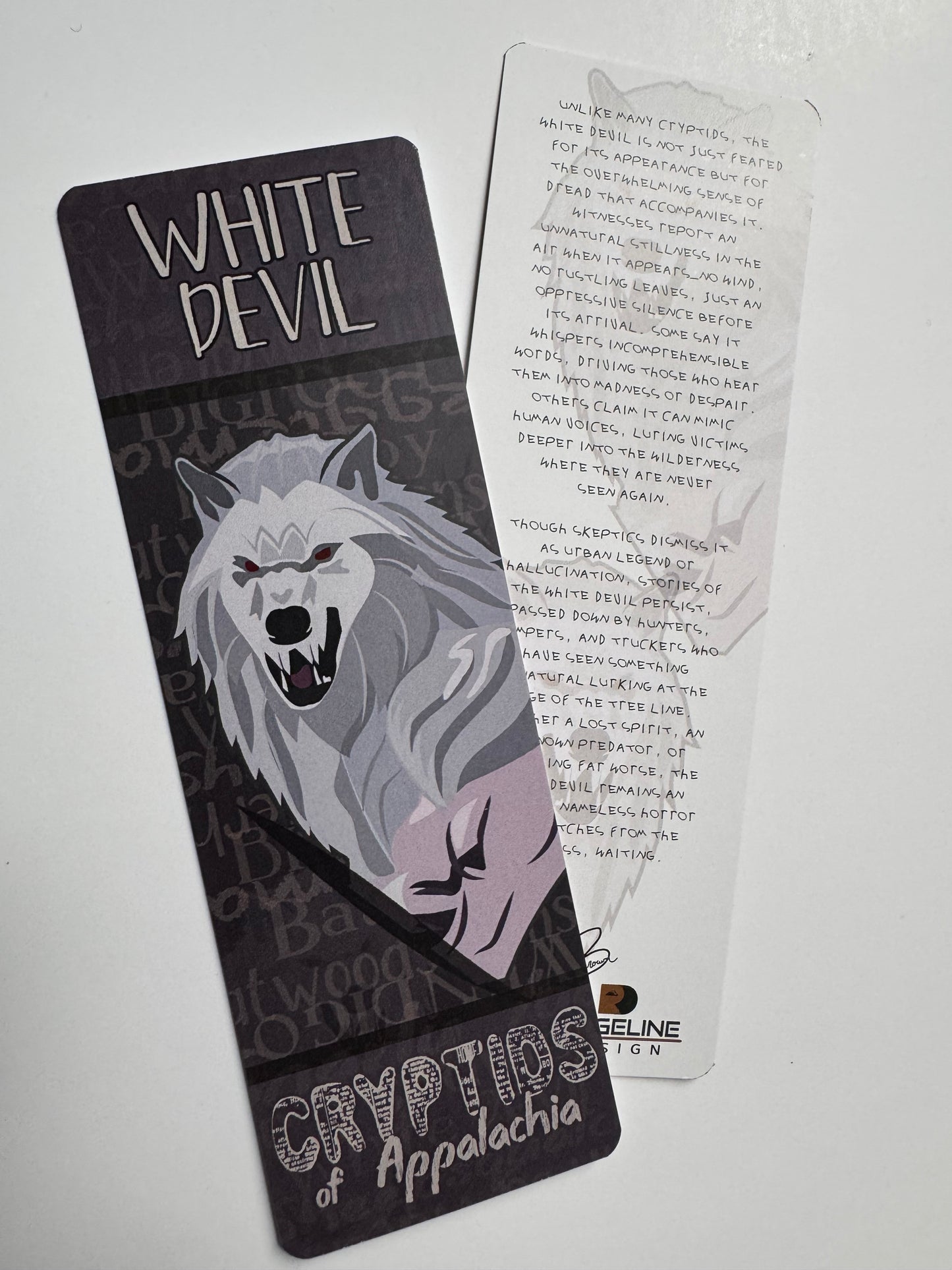White Devil Bookmark