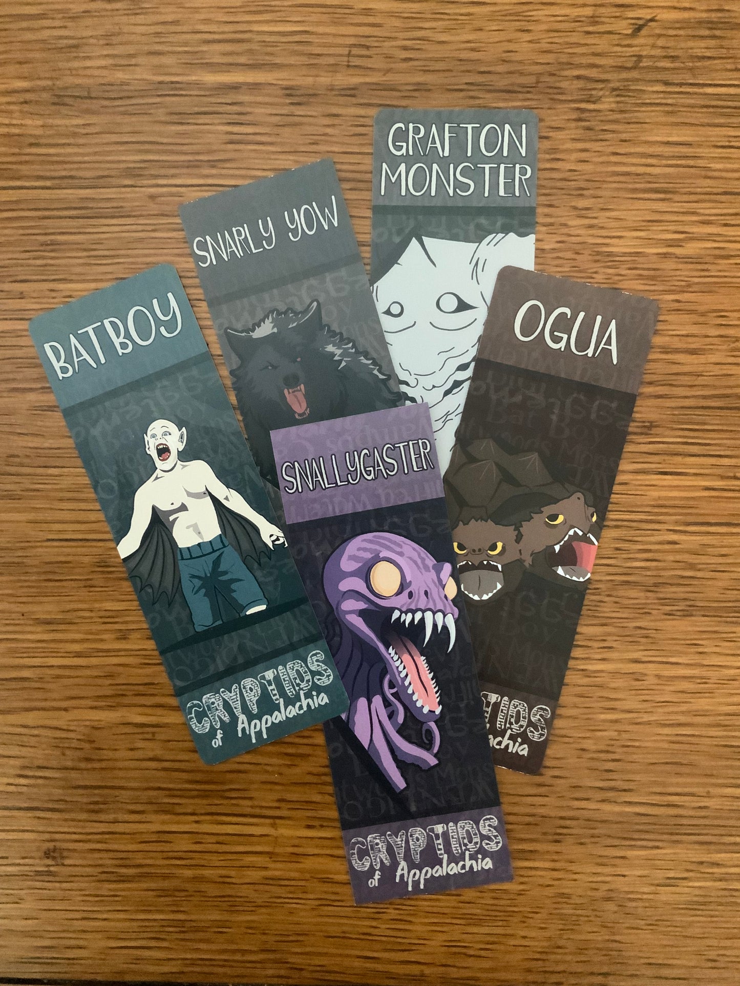Appalachian Cryptids Bookmarks (Set 2)