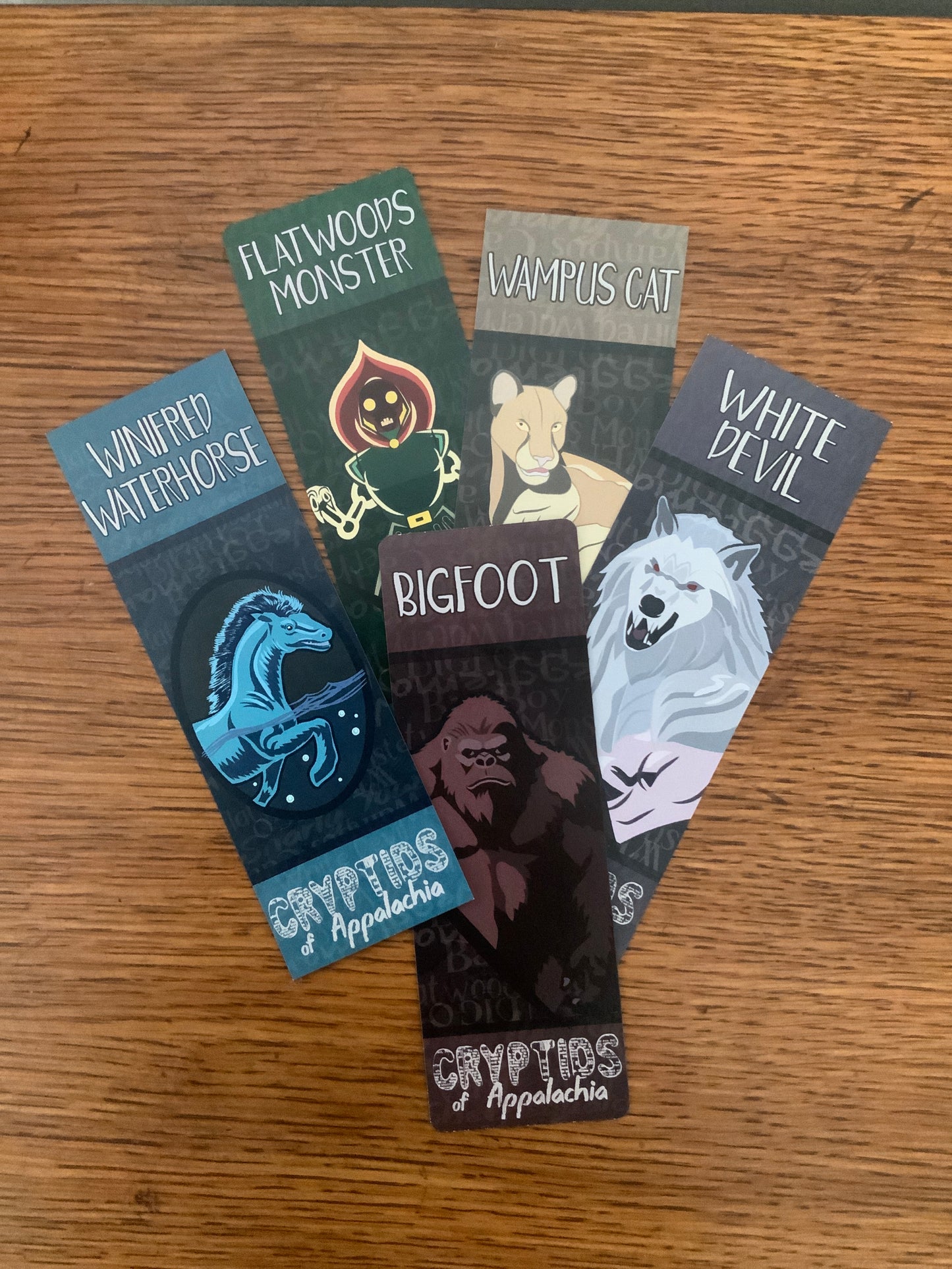 Appalachian Cryptids Bookmarks (Set 1)