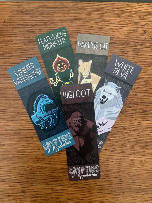 Appalachian Cryptids Bookmarks (Set 1)